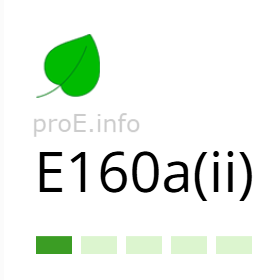 Additive E160a(ii) Additive E160a(ii)