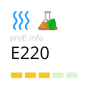 Aditivo E220 Aditivo E220