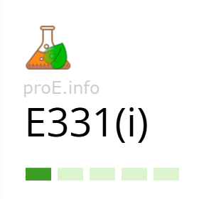 Добавка E331i Добавка E331i
