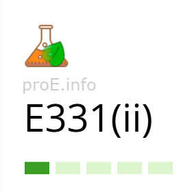 Добавка E331ii Добавка E331ii
