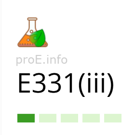 Добавка E331iii Добавка E331iii