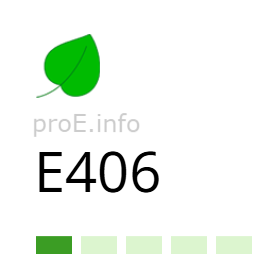 Добавка E406