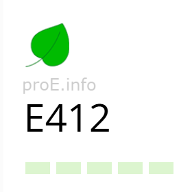 Добавка E412 Добавка E412