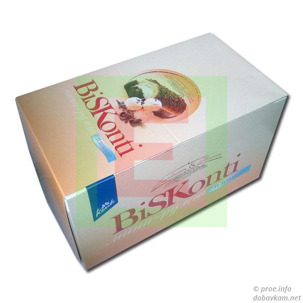 Mini sponge-cake roll "BisKonti" Plombieres (15х38g)