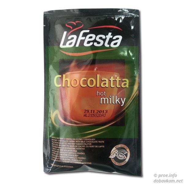 Chocolate hot milk "La Festa"