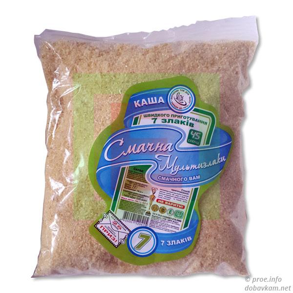 Каша швидкого приготування «Каша смачна Мультизлаки»