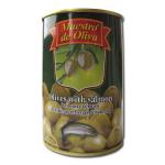 Olives with salmon