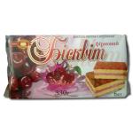 Sponge cace «Cream-and-cherry coctail»